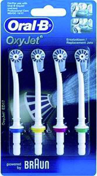 Oral-B Ersatzdüsen OxyJet 4er - UNI ELEKTRO Online-Shop