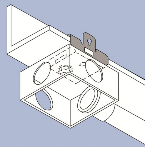 EH-38S Traegerkla.,3-8mm, m. Schraube M6 THOMAS & BETTS