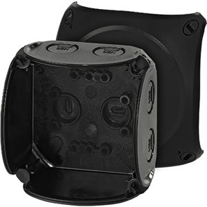 KF 0200 B Kabelabzweigkasten schwarz HENSEL