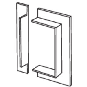 5594300 Wandrahmensatz 2 teilig 183-2/72 SCHNEIDER ELECTRIC