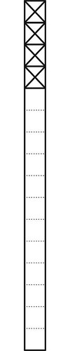 KSF 616-4 SM Kommunik-Stele freistehend SIEDLE
