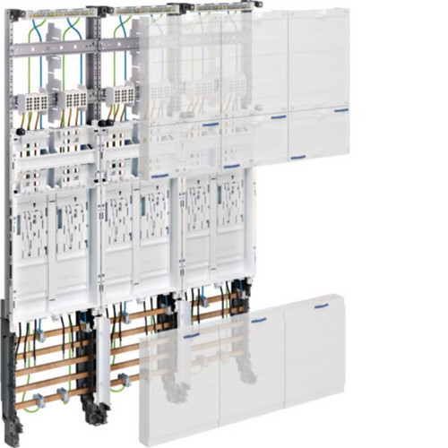 ZL3EL261H Komplettfeld 6ZP BKE-I 3feldig HAGER