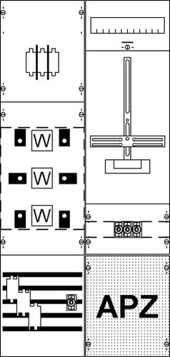 KA4284 Mess-u.Wandlerfeld kpl.H3/B2 STRIEBEL & JOHN