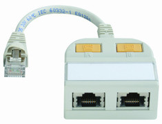 100023150 RJ45 T ADAPTER 10BT 10BT TELEG&Auml;RTNER