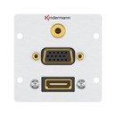 Konnect 50 alu - HDMI, VGA, Audio KINDERMANN