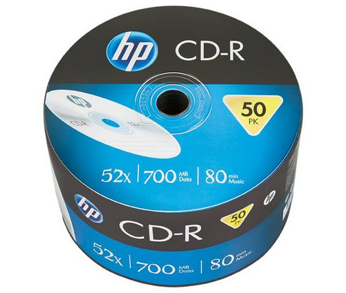 CRE00070 CD-R 80Min/700MB/52x Bulk Pack HP