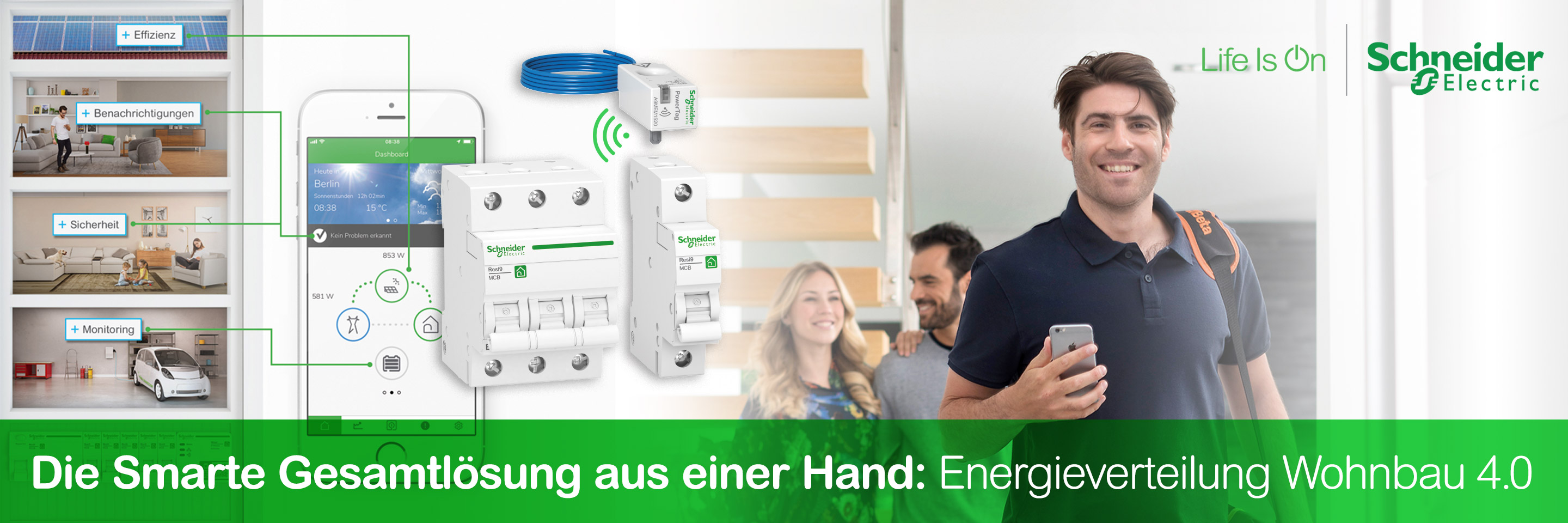Schneider Electric Die smarte Gesamtlösung für die Energieverteilung im Wohnbau 4.0