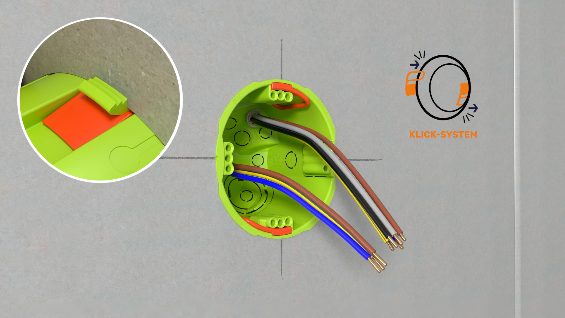 KliQ-Fixx Klick-System Montage