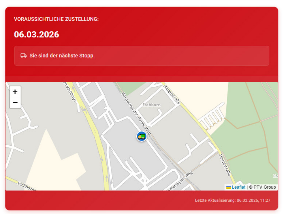 Livetracking im Shop