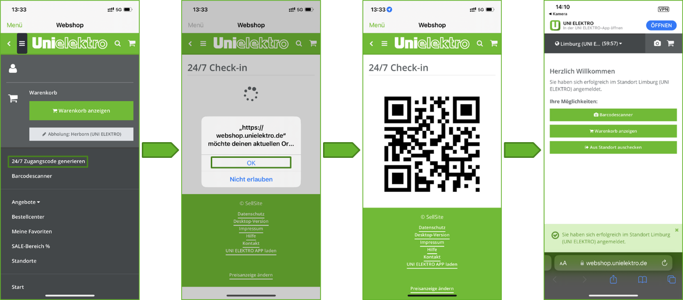 24/7 App Einkauf