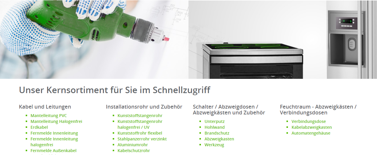 Kernsortiment